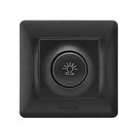 VIDEX BINERA Диммер чорний графіт 600Вт (VF-BNDM600-BG) (16/96)