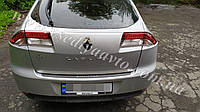 Накладка на бампер Renault LAGUNA III 5-дверка с 2007- (NataNiko)