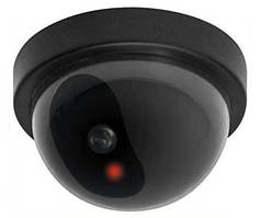 Муляж камери відеоспостереження обманка крапля Security 6688 з світлодіодом Чорний