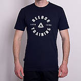 Чоловіча спортивна футболка Reebok, темно-сірого кольору, фото 3