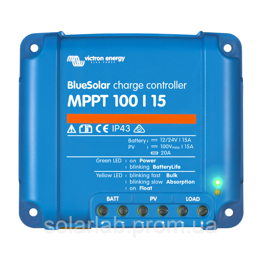Контролер заряду Victron Energy BlueSolar MPPT 100/15
