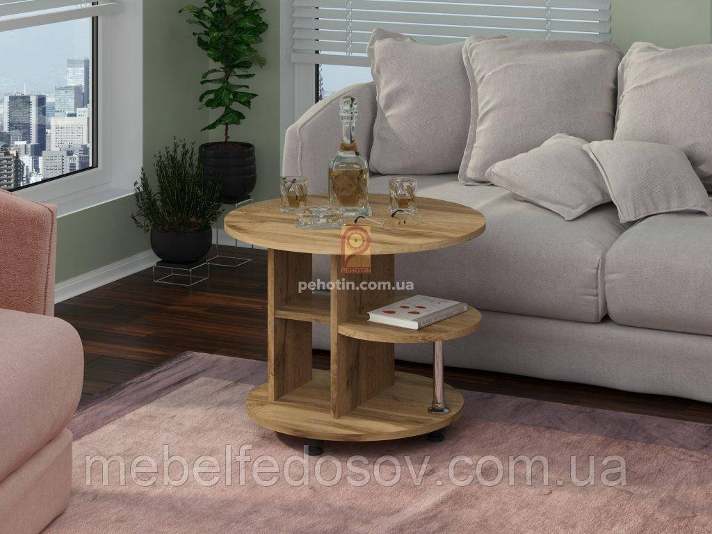 Стіл журнальний Омега ДСП (Пехотін) 600х600х480мм, фото 1