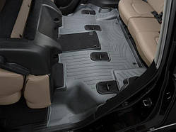 Килими гумові WeatherTech Infiniti QX80 2011-2018 третій ряд чорні (2й ряд з консоллю)