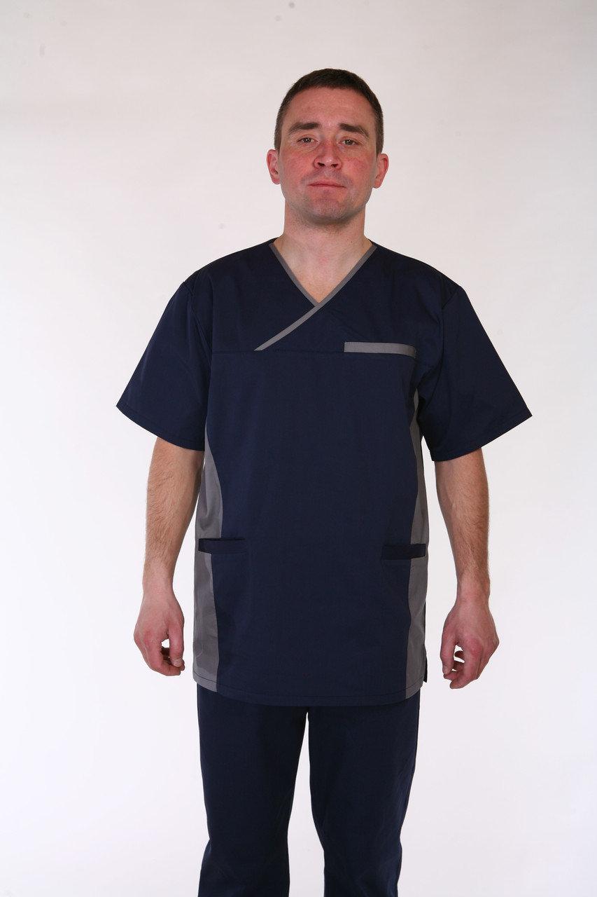 Медичний костюм 3254 (з кишенями 42-60р. чоловічий котон) Хелслайф 42, фото 1