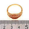 Кільце Xuping "Богородиця, молі Бога про нас", з медичного золота, позолота 18K, 11871 (19), фото 2