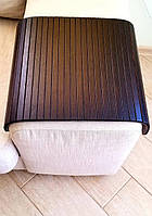 Дерев'яна накладка, столик, килимок на підлокітник дивана. Дерев'яний килимок -накладка на пуфик.