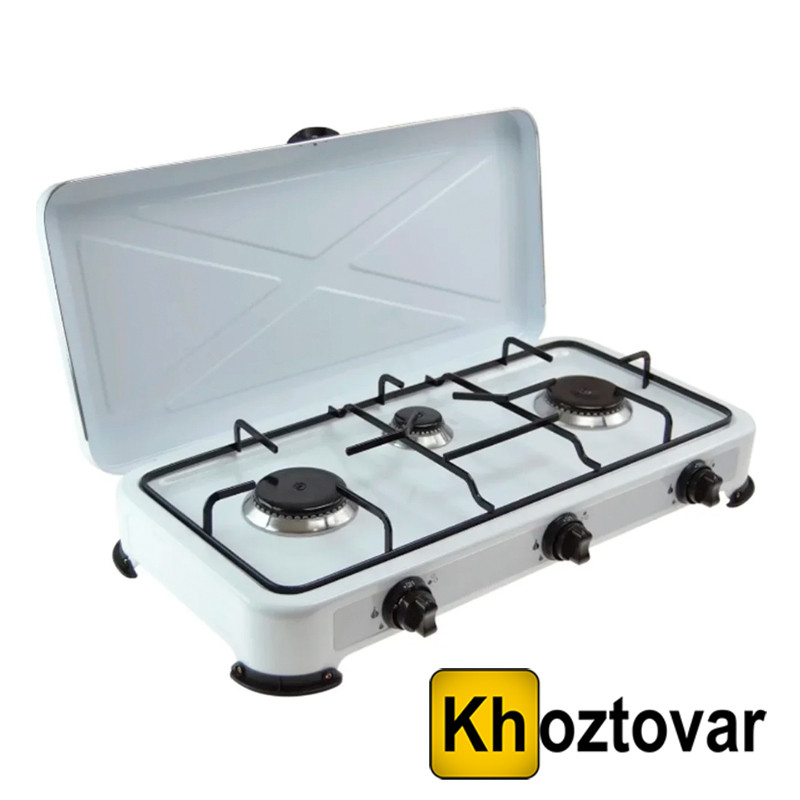 Газова плита на три конфорки Rainberg Gas Stove RB-003, фото 1