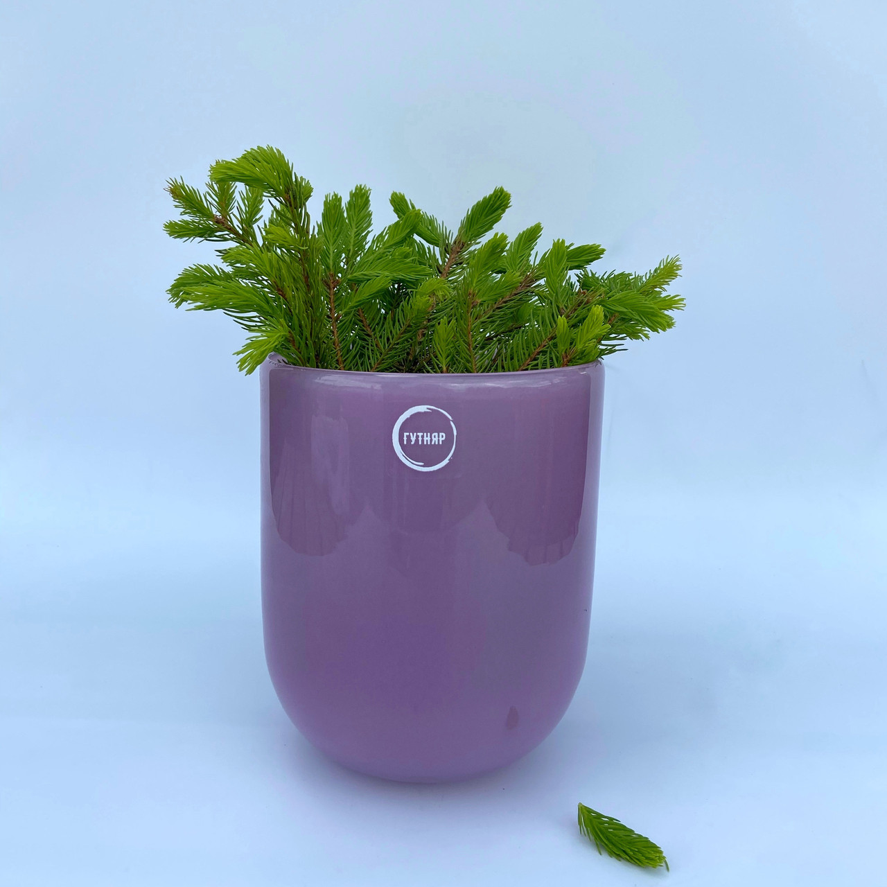 Ваза ручної роботи з гутного скла "Мая", фото 1