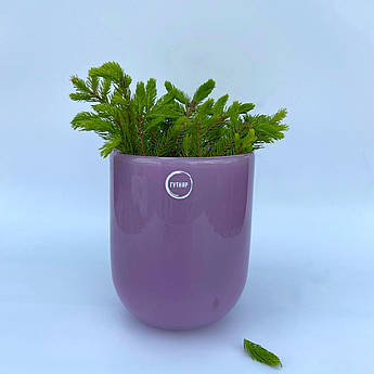 Ваза ручної роботи з гутного скла "Мая"