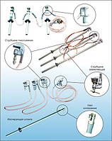 Заземления переносные, Штанги изолирующие заземлений, Струбцины переносных заземлений