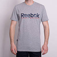 Чоловіча спортивна футболка Reebok, cвітло-сірого кольору