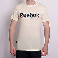 Чоловіча спортивна футболка Reebok, блідо-жовтого кольору