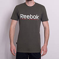 Чоловіча спортивна футболка Reebok, кольору хакі