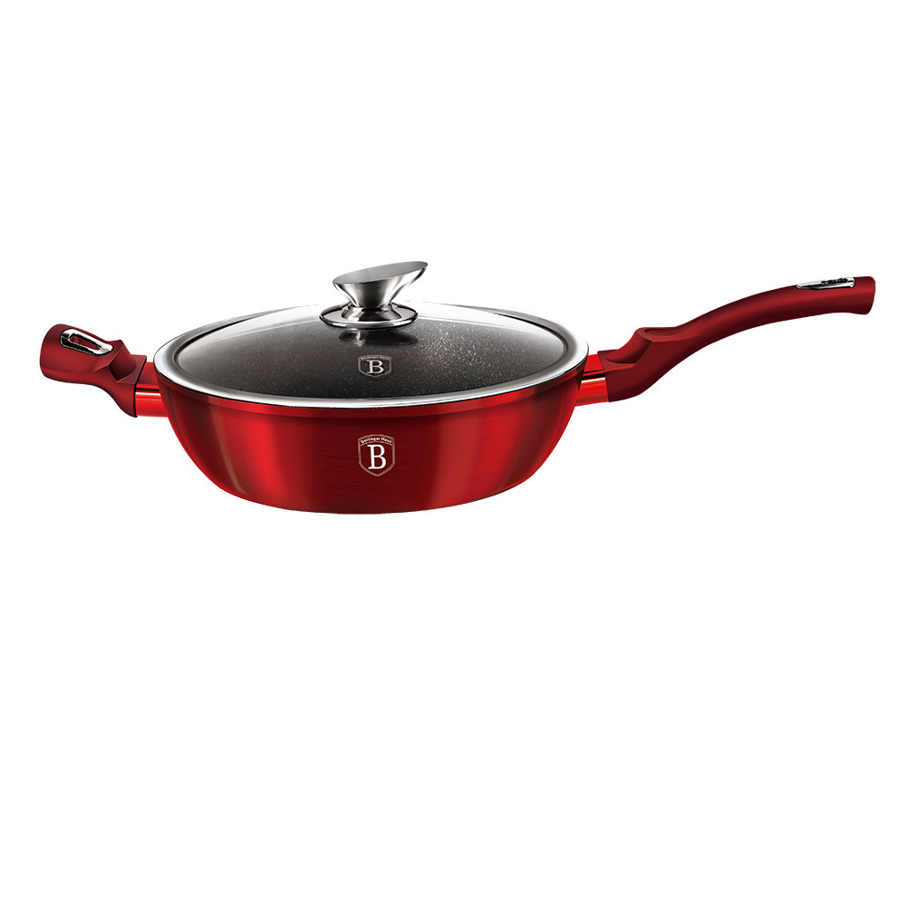 Сковорода глибока з кришкою BERLINGER HAUS BH 1261N, фото 1