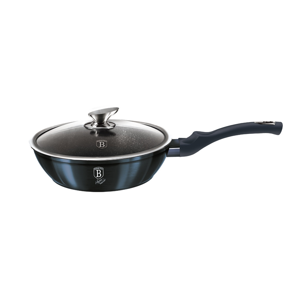 Сковорода глибока з кришкою 24 см BERLINGER HAUS BH 1880, фото 1