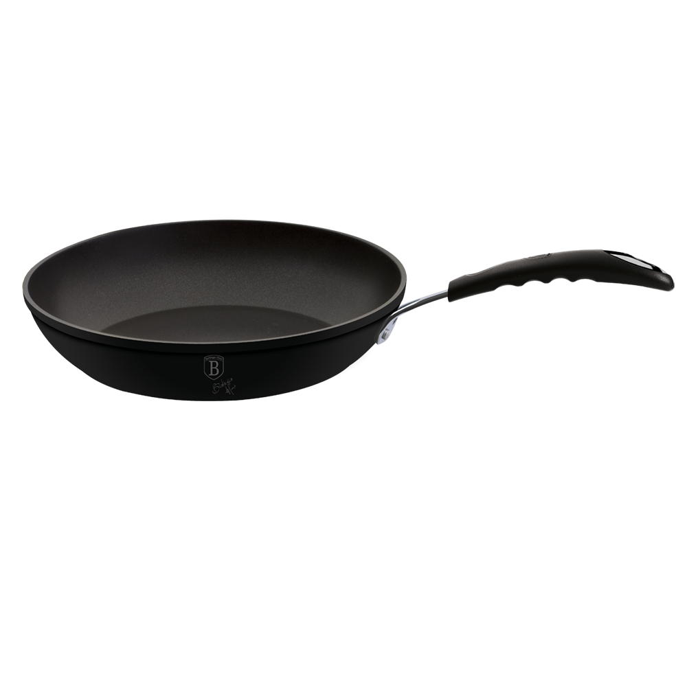 Сковорода 24 см із кованого алюмінію індукційне дно BERLINGER HAUS Black Professional Line BH 6116, фото 1
