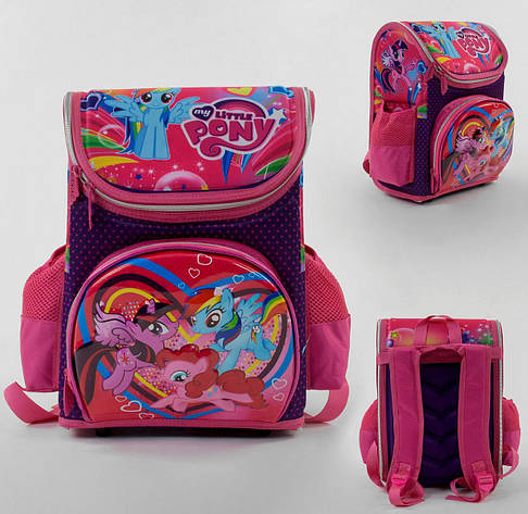 Ортопедичний шкільний рюкзак з 3d малюнком My Little Pony, фото 1