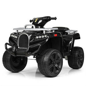 Квадроцикл дитячий Bambi ZP5138E-2 2 мотори 25W MP3 USB-колеса EVA чорний