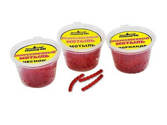 Штучний мотиль Cukk, універсальна насадка для риболовлі, ароматизований, зручна упаковка