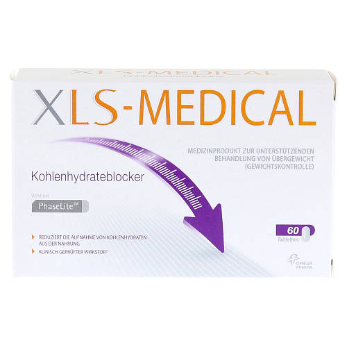 Купить XLS Medical таблетки блокатор углеводов 120 табл на курс, цена ...