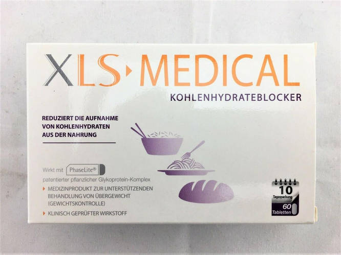 Купить XLS Medical таблетки блокатор углеводов 120 табл на курс, цена ...