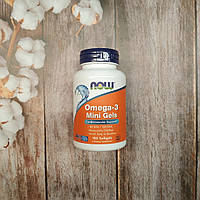 Now Foods Omega 3 Mini Gels 180 soft, омега 3 Нау фудс