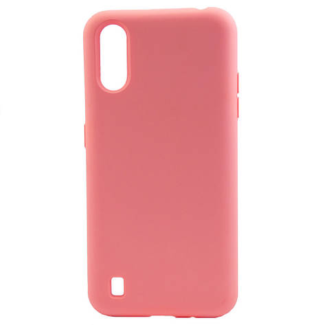 Силіконовий чохол SLIM на Samsung A015 / A01 Pink, фото 1