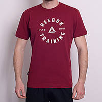 Чоловіча спортивна футболка Reebok, кольору бордо