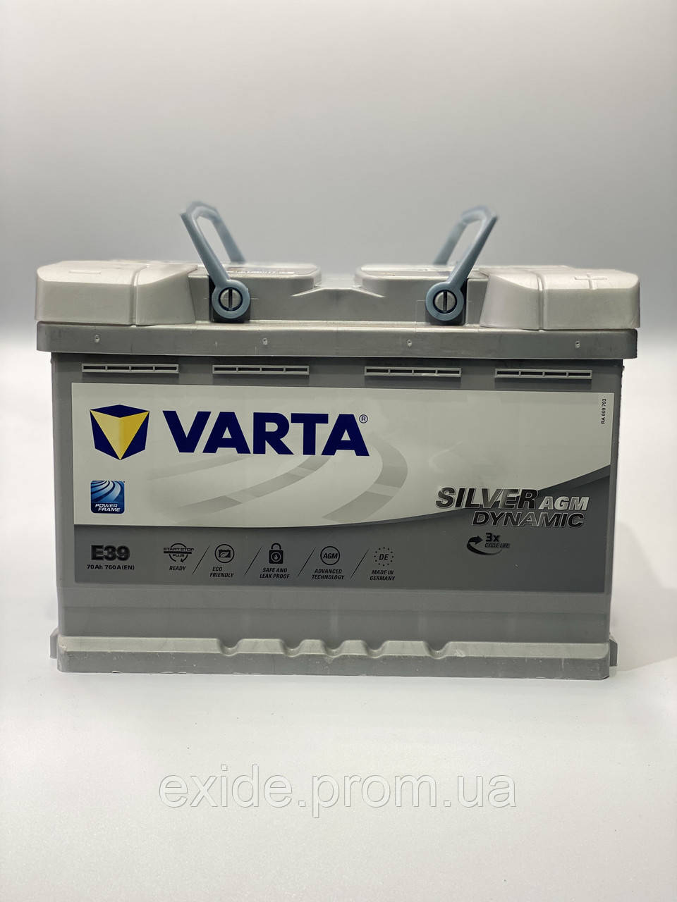 Акумулятор Varta 70Ah 760A Silver Dynamic AGM E39 купити