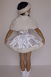 Дитячий карнавальний костюм Сніжинка для дівчаток від 3 до 6 років, фото 4