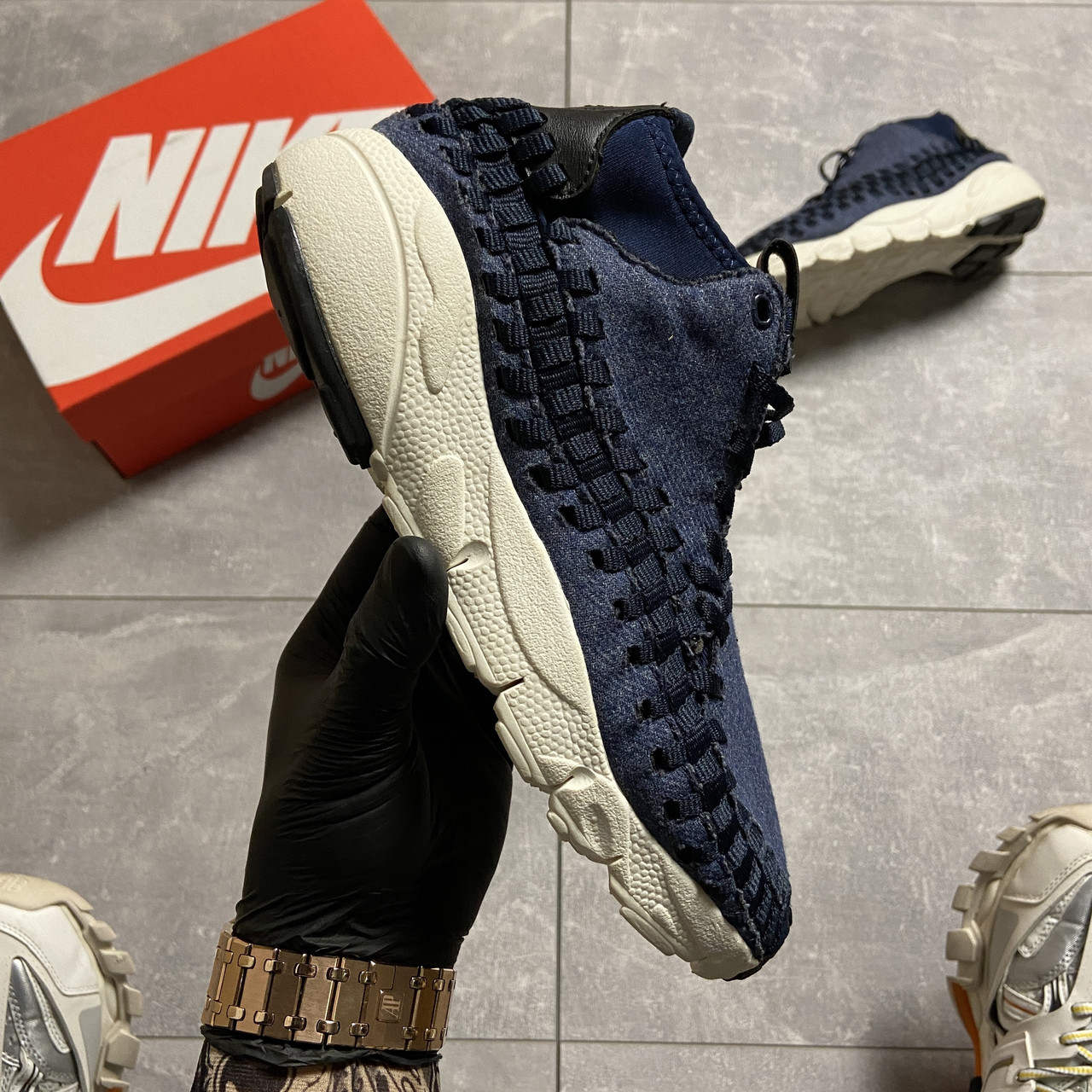 Чоловічі кросівки Nike Footscape Woven Suede, чоловічі кросівки найк футскейп