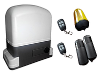 Segment SL 1000 автоматика для откатных ворот (створка до 1000 кг) Фотоэлементы + лампа, Без зубчатой рейки