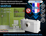 SFA Насос-подрібнювач для великої кількості стічних вод SANIPLUS, фото 8