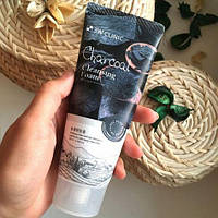 Пінка для вмивання з деревним вугіллям 3W CLINIC Cleansing Foam Charcoal