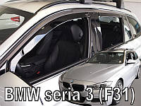 Дефлектори вікон (вітровики) BMW SERIA 3 F31 5-ДВЕРНИЙ 2011-2018 КОМБІ