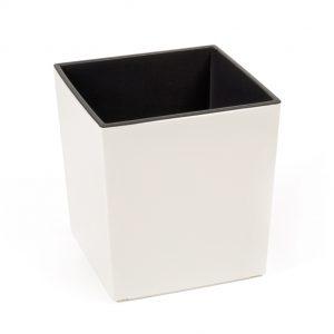 Кашпо декоративне підлогове Ламела ЮКА КРЕМОВИЙ 190 мм, фото 1