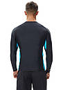 Рашгард з довгим рукавом Tauwell чорного кольору, фото 2