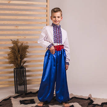 Український костюм Moderika Справжній Козак у синьому кольорі