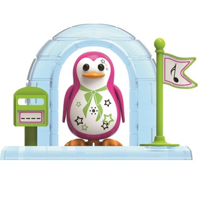 Ігровий набір з інтерактивним пінгвіном DigiPenguins — ГЛУ ПЕЙДЖ (з голку та свистком)