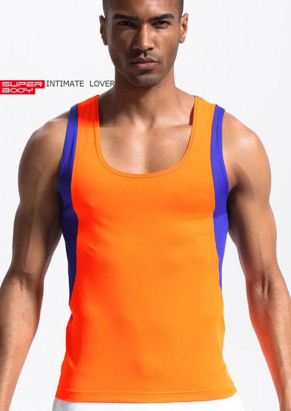 Майка чоловіча SuperBody. Колір помаранчевий. Артикул: 30-0214, фото 1