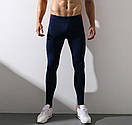 Чоловічі легінси SuperBody. Колір темно-синій. Артикул: 32-0019, фото 3