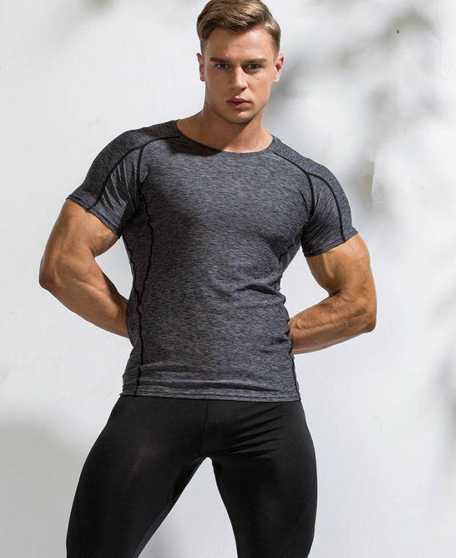 Спортивна футболка Deenyt сірого кольору, фото 1