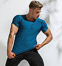 Спортивна футболка Deenyt синього кольору, фото 4