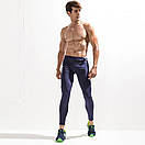 Чоловічі спортивні штани Deenyt вузького крою чорні, фото 3