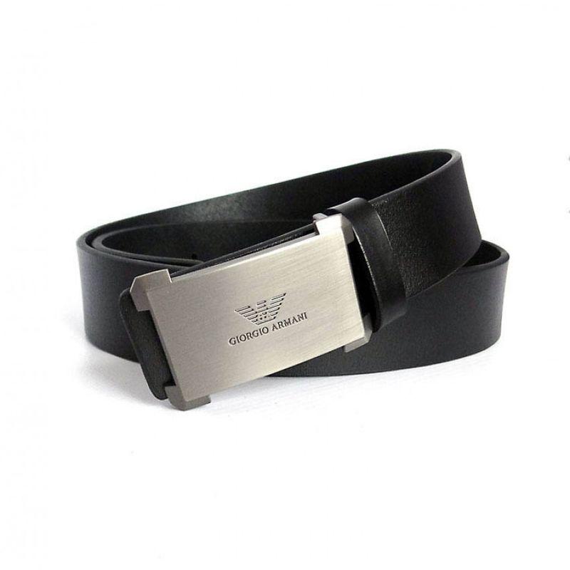 Ремінь чоловічий з натуральної шкіри Giorgio Armani, фото 1