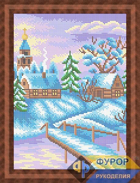 Схема для вишивки бісером - Зимовий містечко, Арт. ПБп4-005