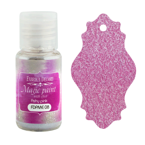 Суха фарба "Magic paint with effect" колір "Пепільно рожевий", 15 мл
