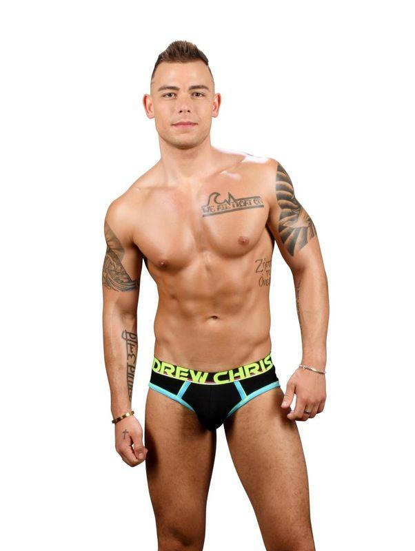 Бріфи чоловічі Andrew Christian. Колір чорний. Артикул: 04-0567
