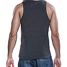 Чоловіча майка Seobean сірого кольору з логотипом USA, фото 2