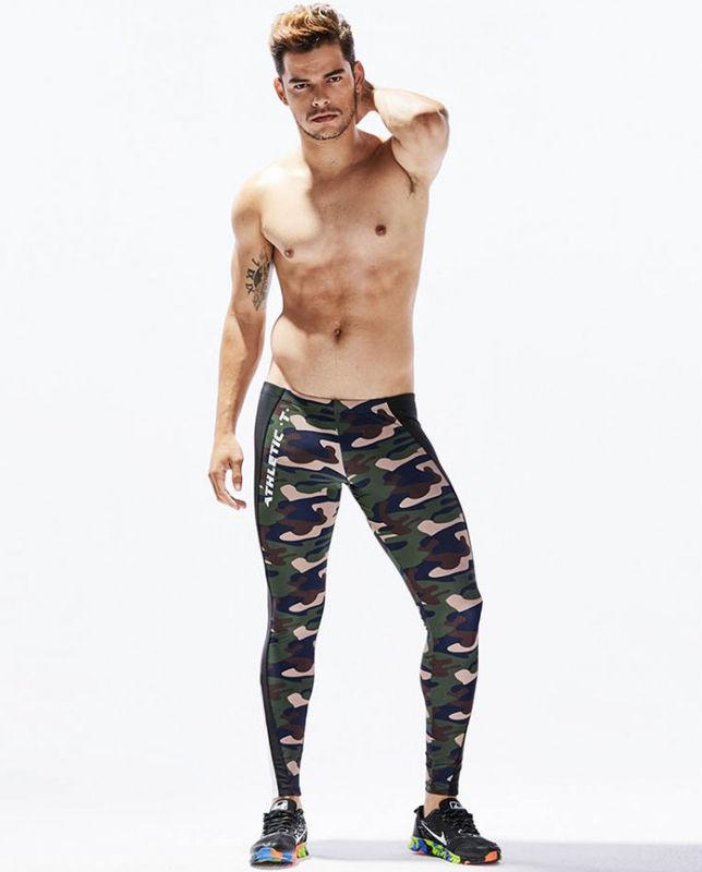 Чоловічі легінси Tauwell. Колір темно-зелений. Артикул: 32-0073, фото 1